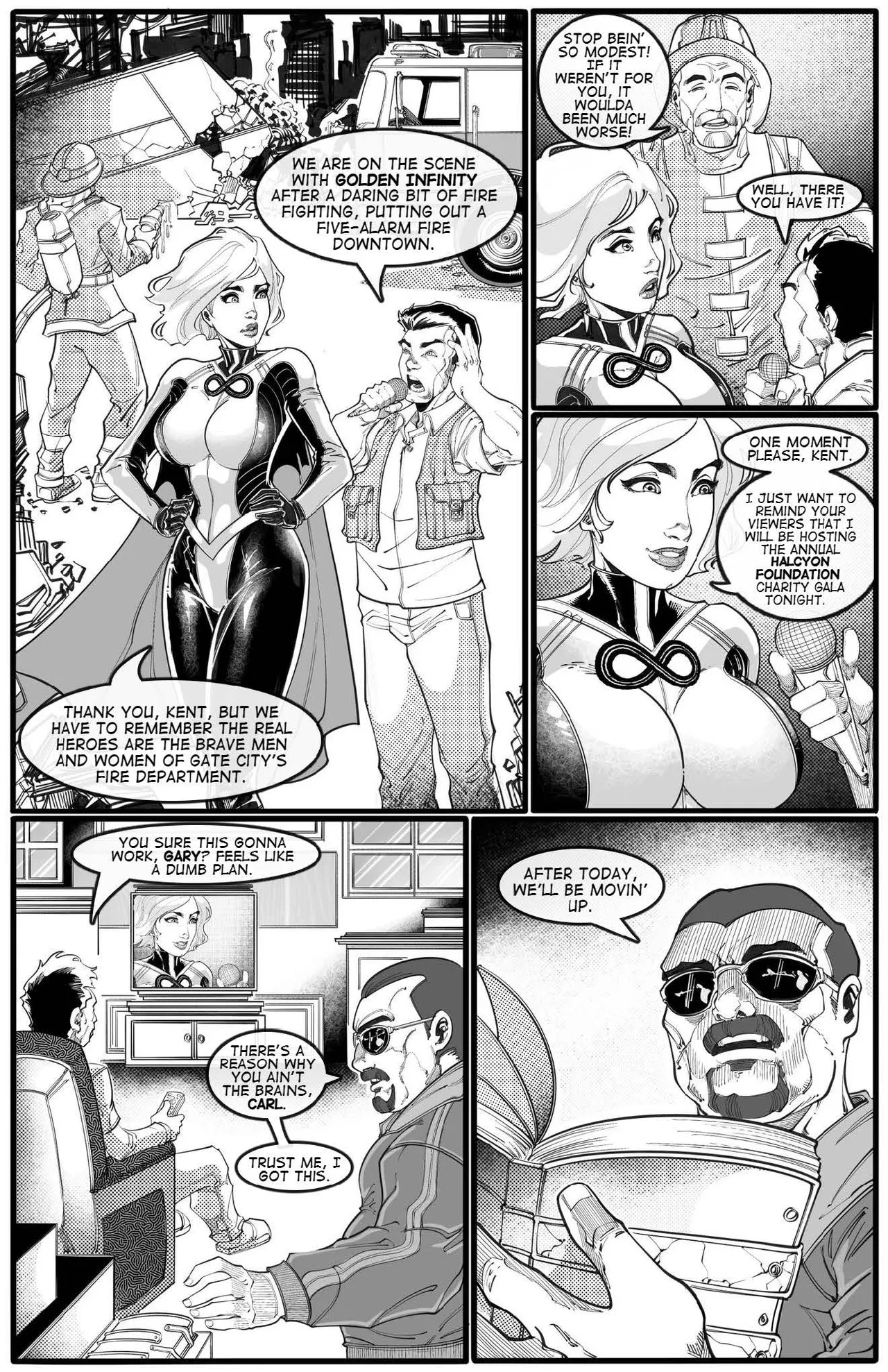 Golden Infinity Issue 1 page 3 full
