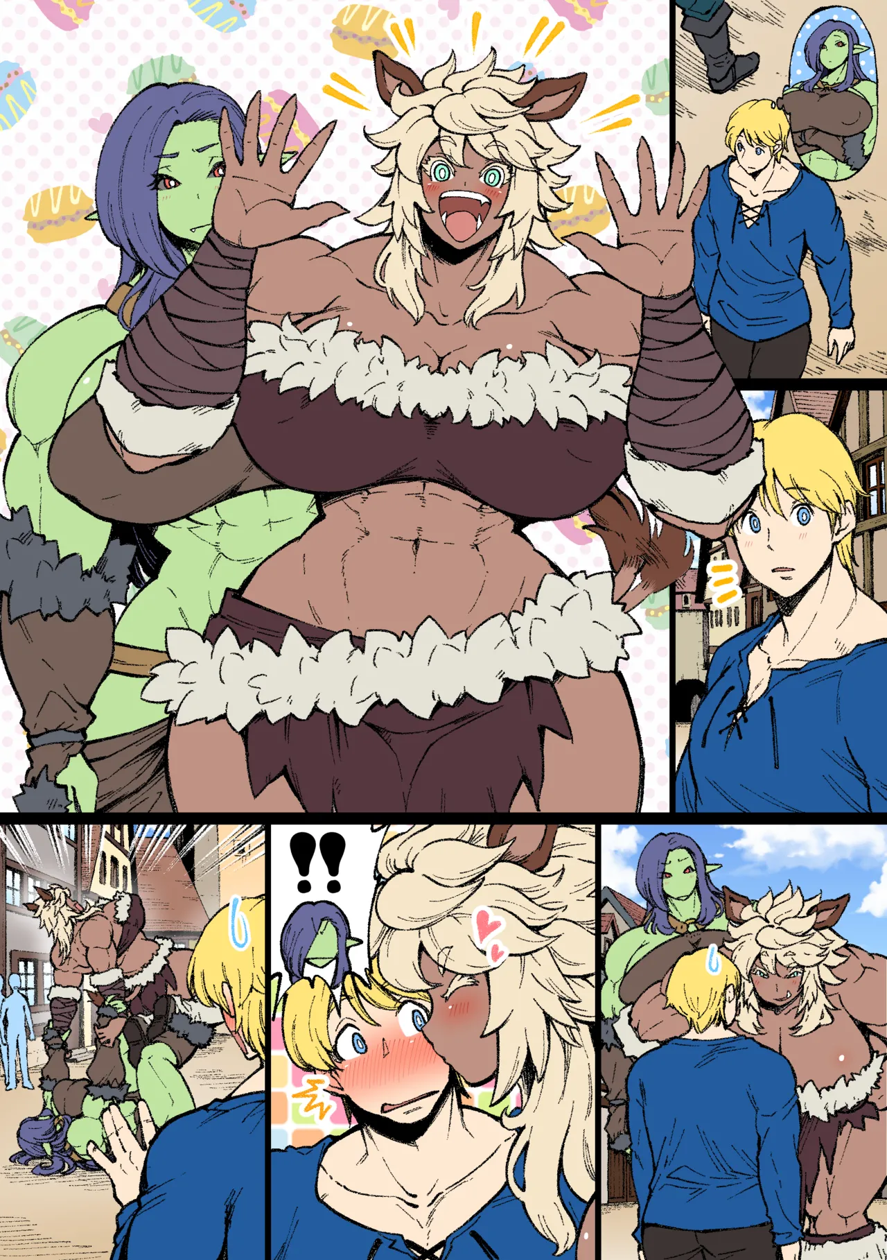 - Female Ork and Man Knight page 10 full