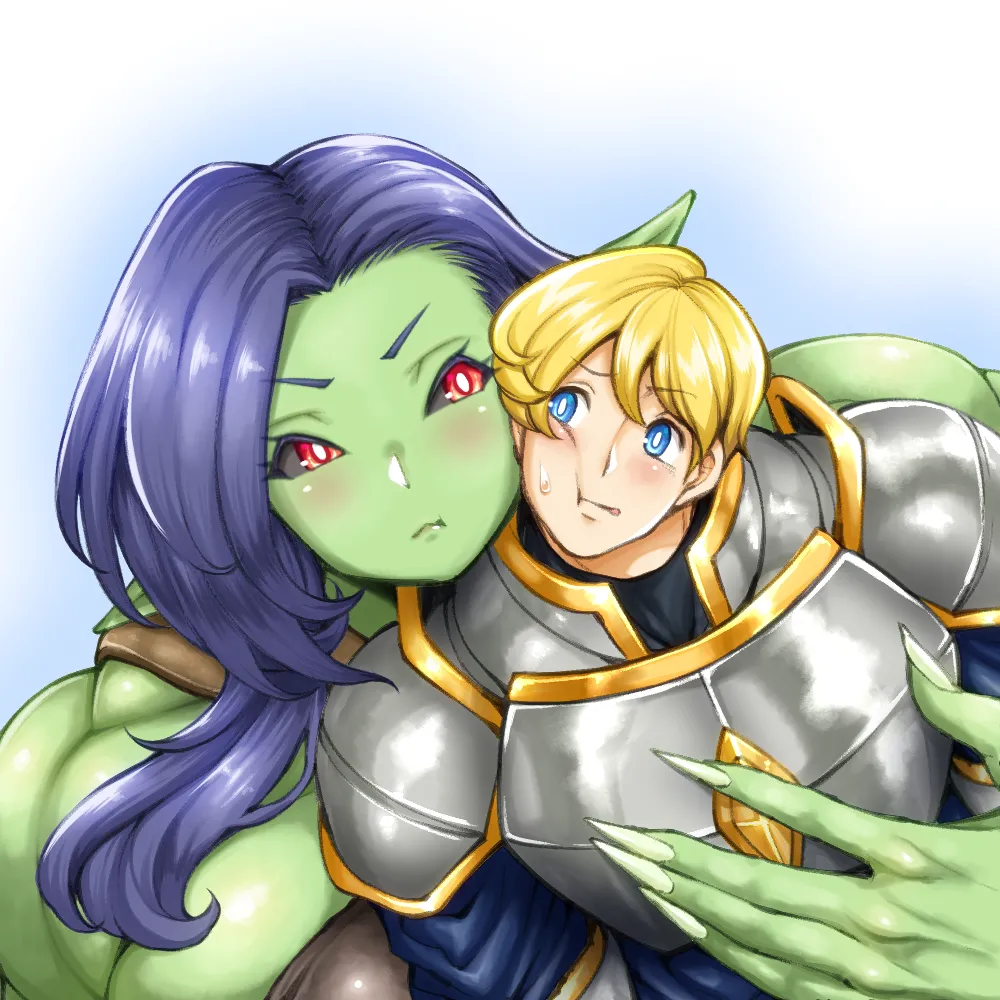 - Female Ork and Man Knight page 2 full