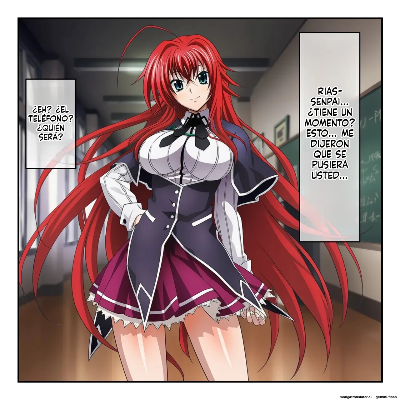 High School DxD Rias & Akeno are transformed into men's sexual slaves with a hypnosis app  MTL page 3 full