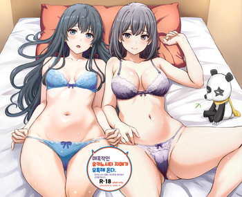 [studio A (Inanaki Shiki)] Miwakuteki ni Yukinoshita Shimai ga Rouraku Shite Kuru. - The Yukinoshita sisters continue to have sex with hachiman. | 매혹적인 유키노시타 자매가 유혹해 온다. - 유키노시타 자매는 하치만과 계속해서 관계를 맺는다. (Yahari Ore no Seishun Love Come wa Machigatteiru.) [Korean] [Digital] cover