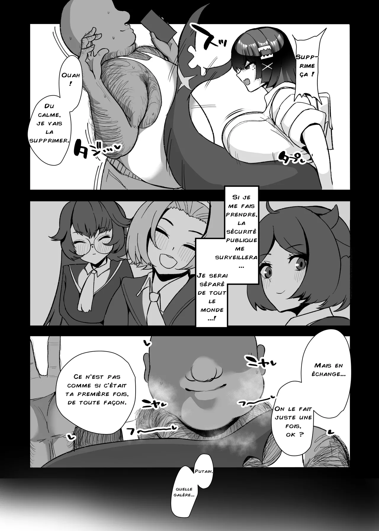 Ellen to Kitanai Oji-san Seishori Agent | Ellen et le vieil homme obscène : Agent de soulagement sexuel page 6 full