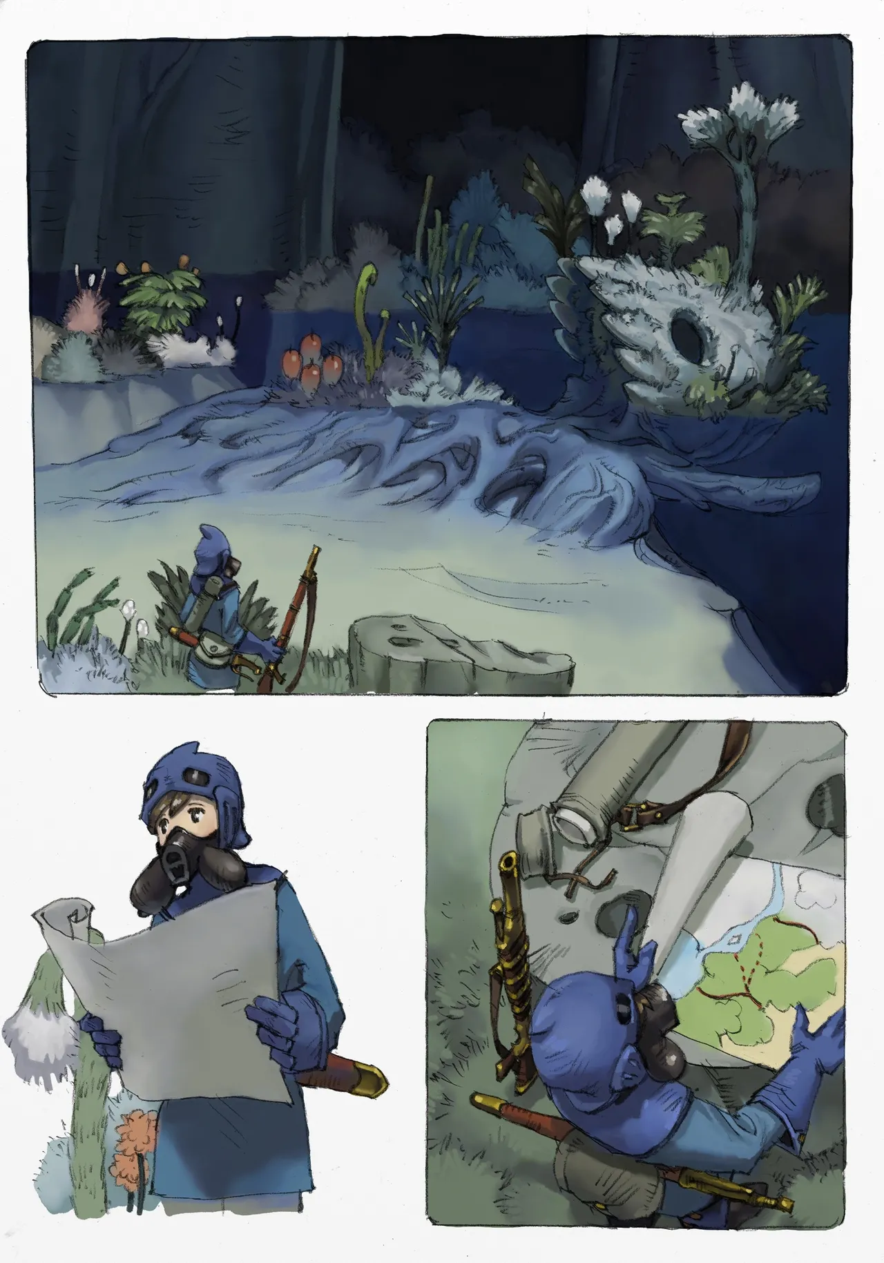 Mushi Mezuru Himegimi 1 | La princesse qui aimait les insectes 1 page 6 full