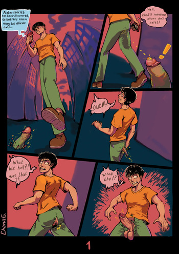 [ChumaGrach] A Strange Comic About Aliens cover