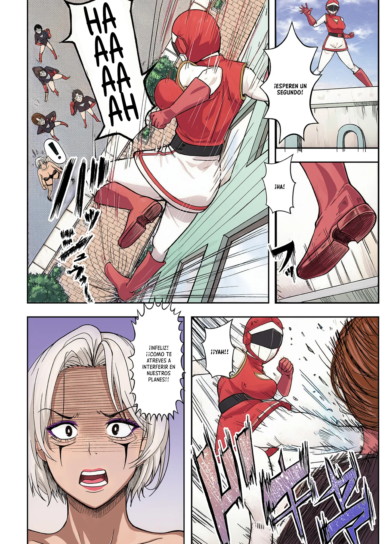 Hitozuma Sentai, Ero-Ranger! Ch. 1-4｜¡Escuadrón de Esposas, Ero-Ranger! Cap. 1-4 page 2 full