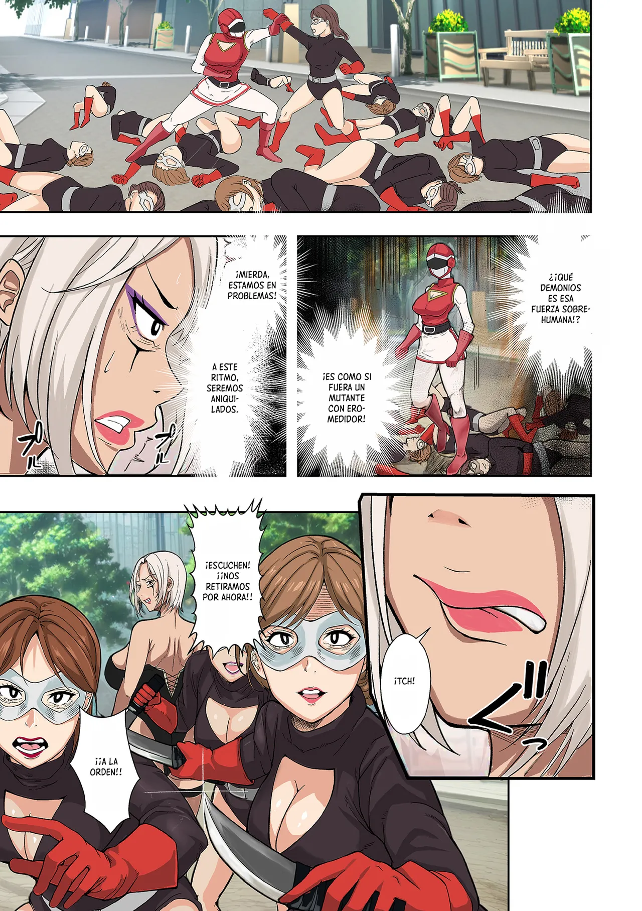 Hitozuma Sentai, Ero-Ranger! Ch. 1-4｜¡Escuadrón de Esposas, Ero-Ranger! Cap. 1-4 page 5 full