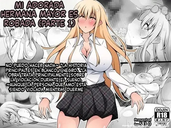 Akogare no Onee-chan ga Netorareru Zenpen ~Daisuki na Hito ga Suiminkan sareteru noni Nani mo Dekinai Boku (Spanish) MTL cover