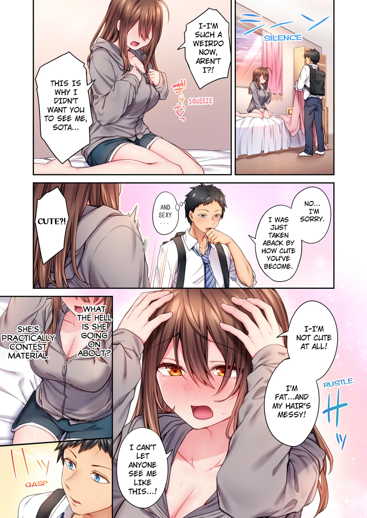 Hiki komori no kuse shite, ero i Karada ni sodatsu na yo ~ ore shika shiranai osananajimi no mesu no kao | Cant Believe My Loner Childhood Friend Became This Sexy Girl Vol. 1-2 page 11 full