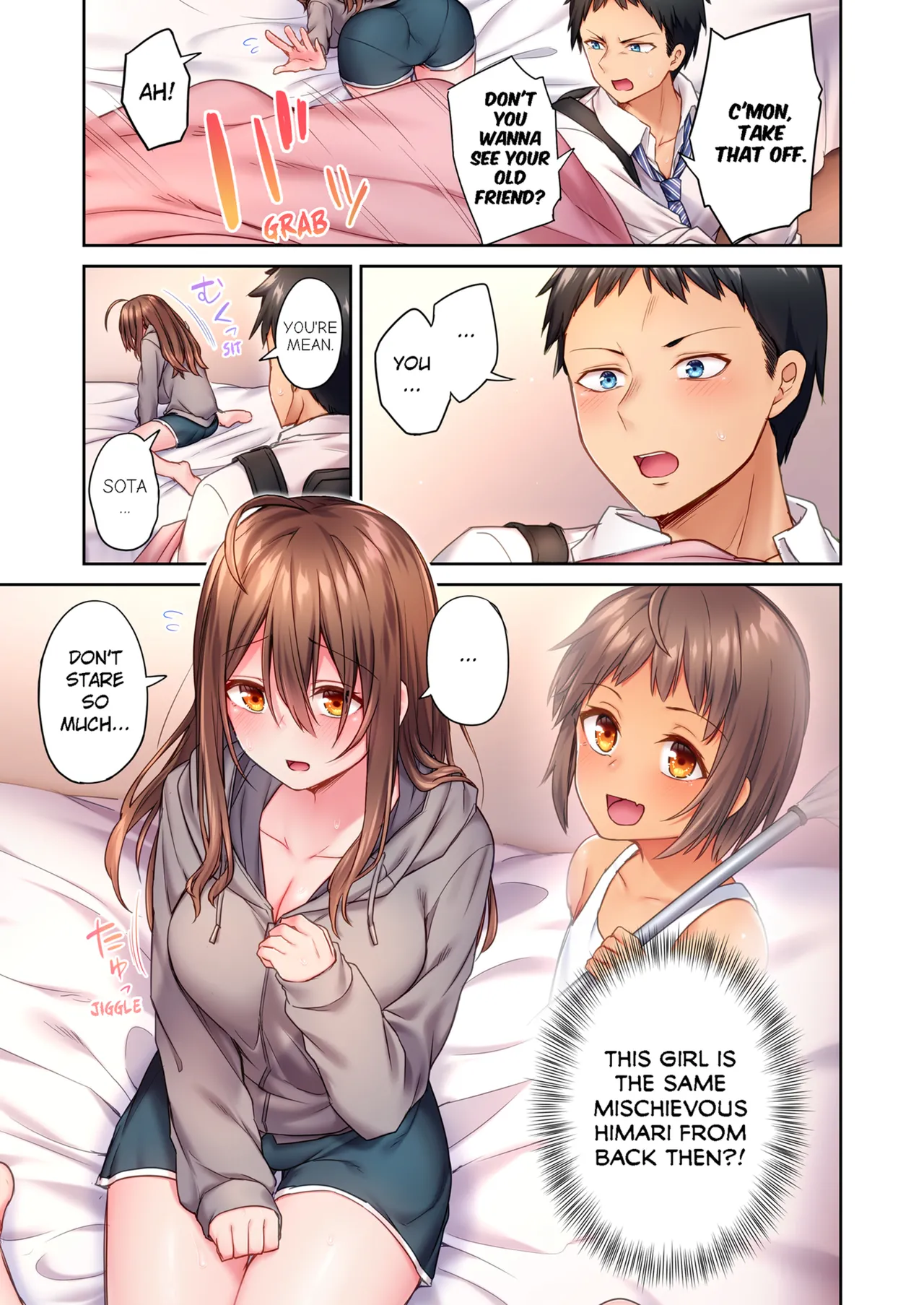 Hiki komori no kuse shite, ero i Karada ni sodatsu na yo ~ ore shika shiranai osananajimi no mesu no kao | Cant Believe My Loner Childhood Friend Became This Sexy Girl Vol. 1-2 page 9 full