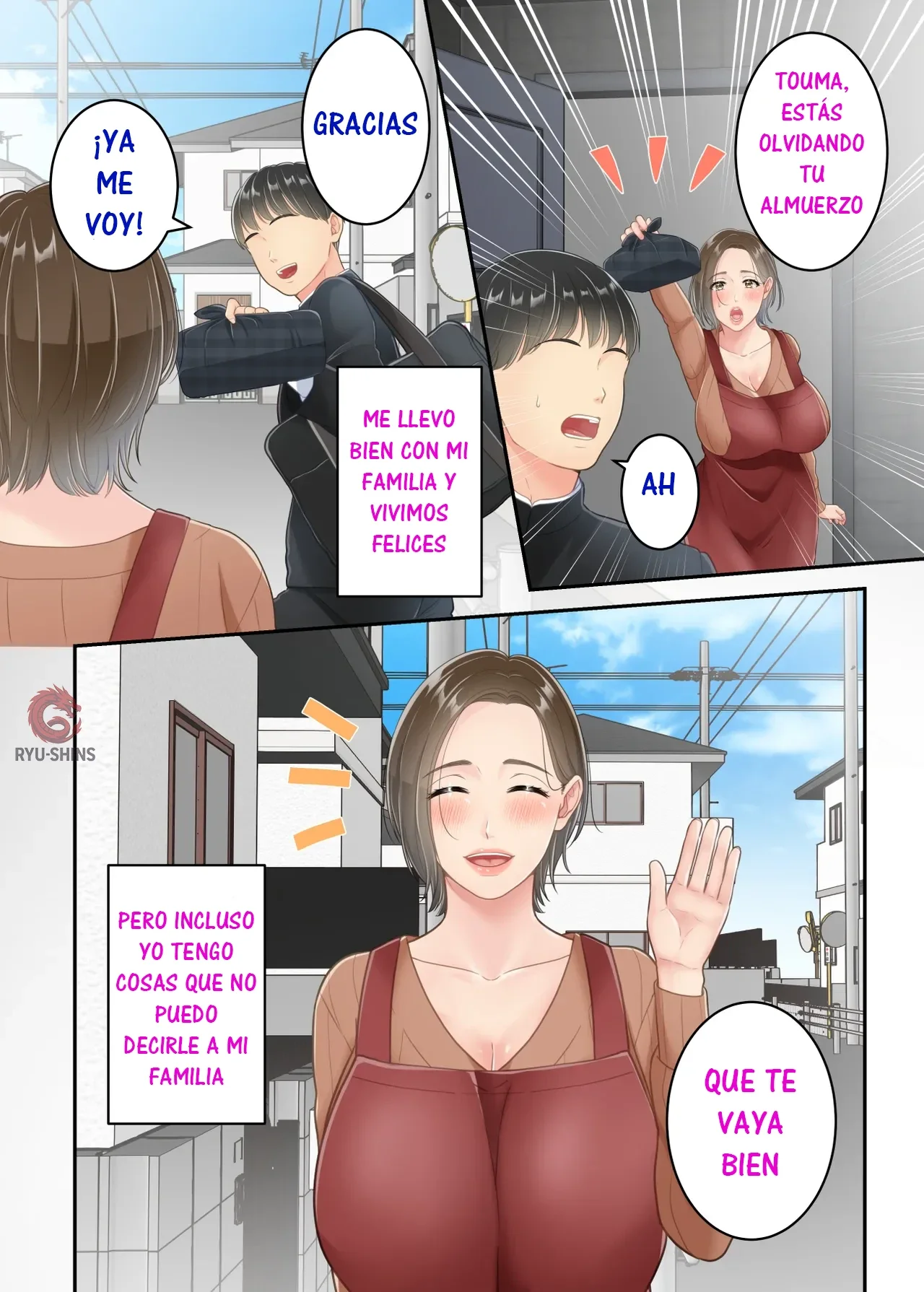 Furin shita hahaoya o musuko ga seisai suru hanashi｜Una historia sobre un hijo que castiga a su madre infiel. page 3 full