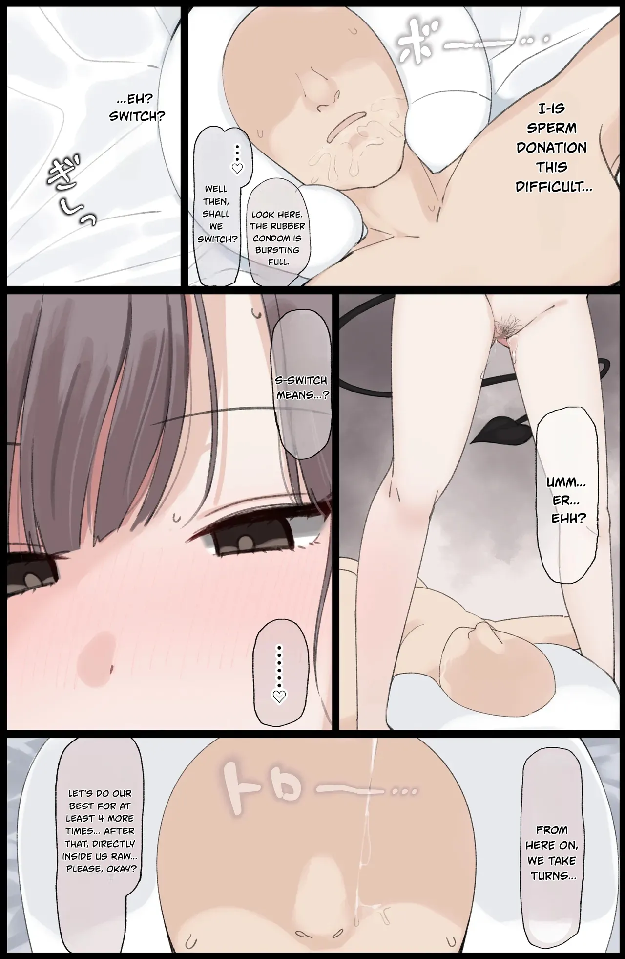 Sperm Offering - Viscous Body Fluid Succubus's Pheromone Forced  Suction Milking - page 11 full
