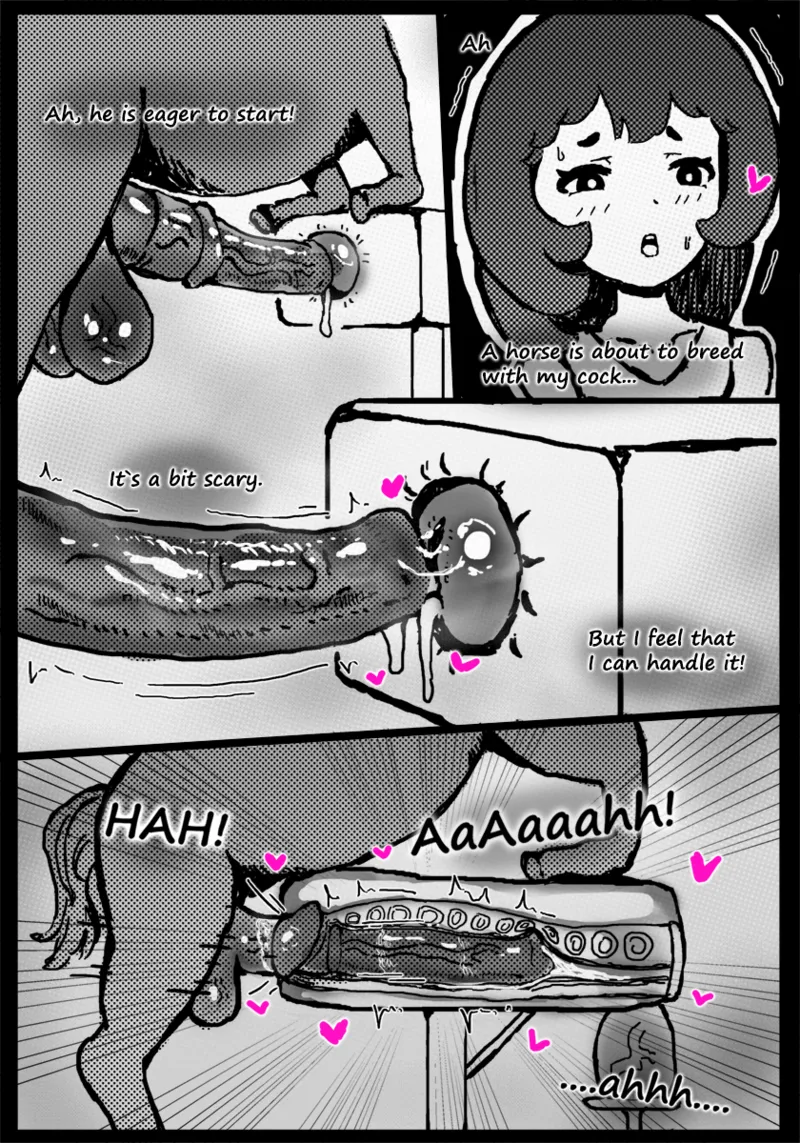 Work as a horse breeding mount! + Extras page 11 full