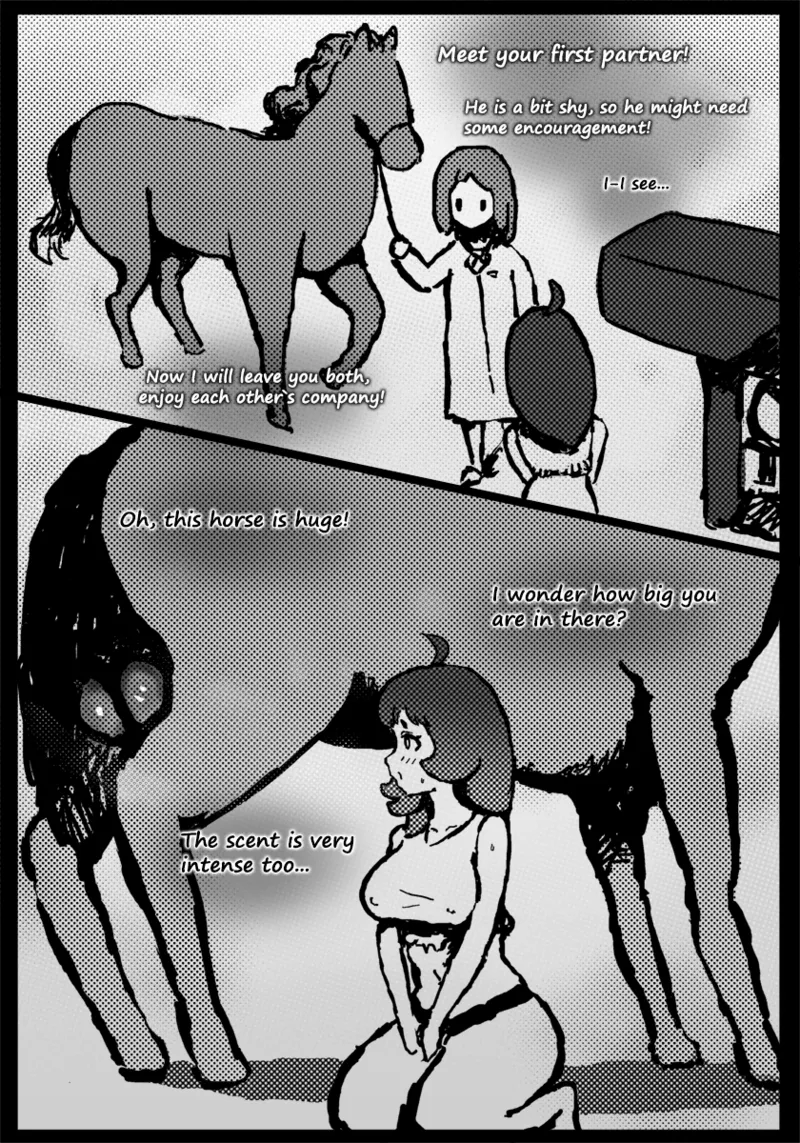 Work as a horse breeding mount! + Extras page 9 full