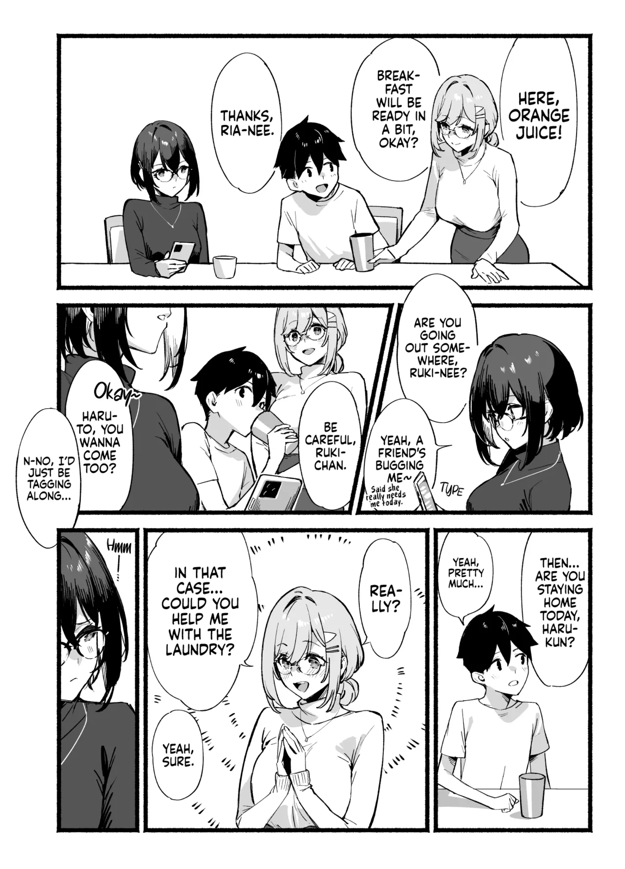 Sister Contrast Dekiai Onee-chan to Noumitsu Seikatsu | Sister Contrast My Doting Onee-chans and Our Intense Sex Life page 11 full
