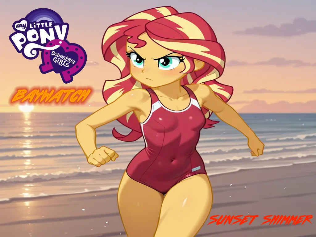 Equestria Girls-BAYWATCH AI Generated page 2 full
