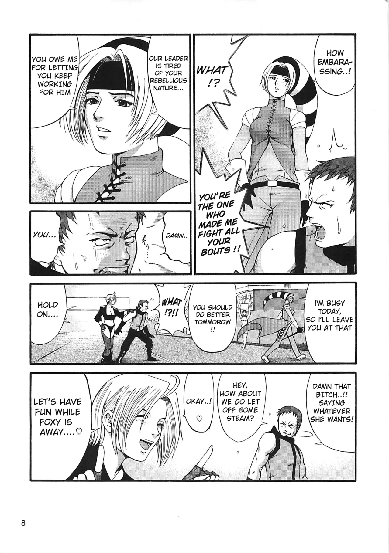 King of Fighters - The Athena & Friends 2001 page 8 full