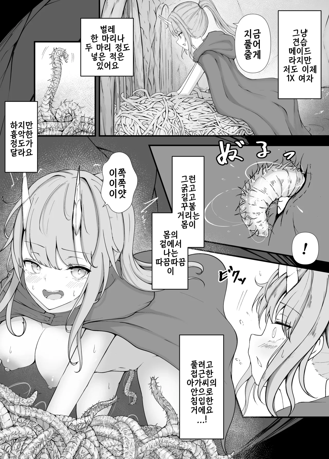 ojou-sama to mushi no ecchi na taikendan | 아가씨와 벌레의 으흐흐한 경험담 page 12 full