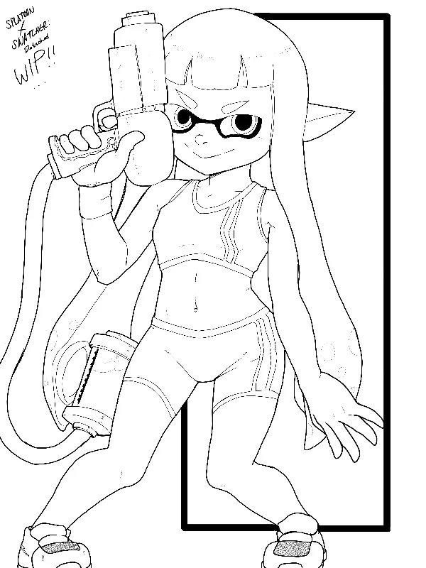 Splatoon collection page 1 full