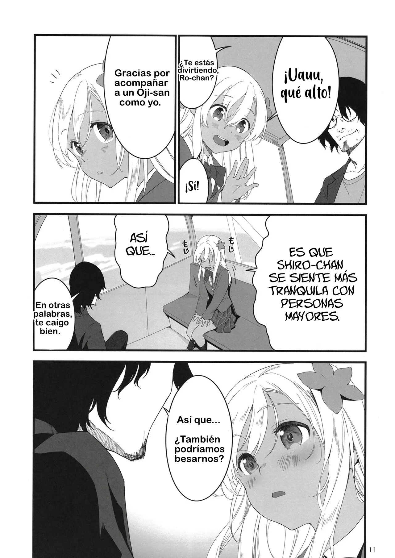 Ro-chan to Akogare Date Daisakusen｜La misión de la cita soñada de Ro-chan. page 11 full