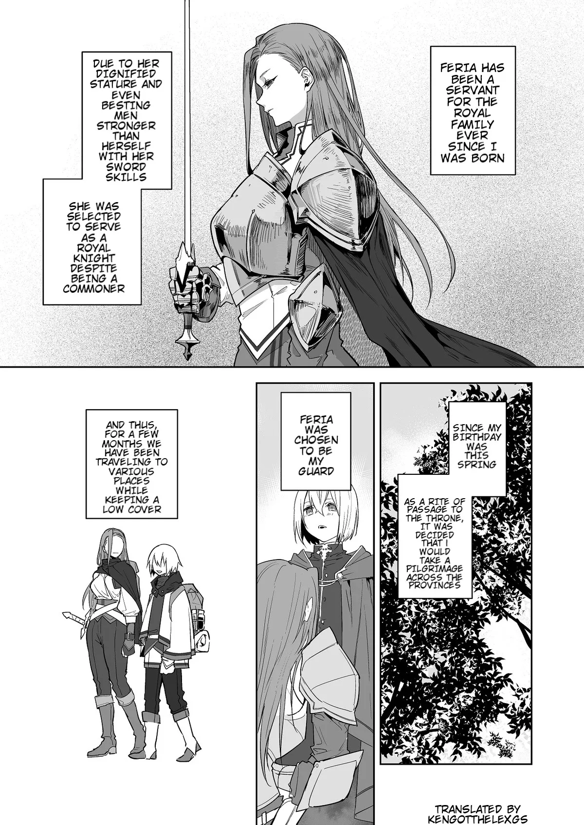 The Day the Relationship Between the Female Knight and the Prince Breaks page 1 full