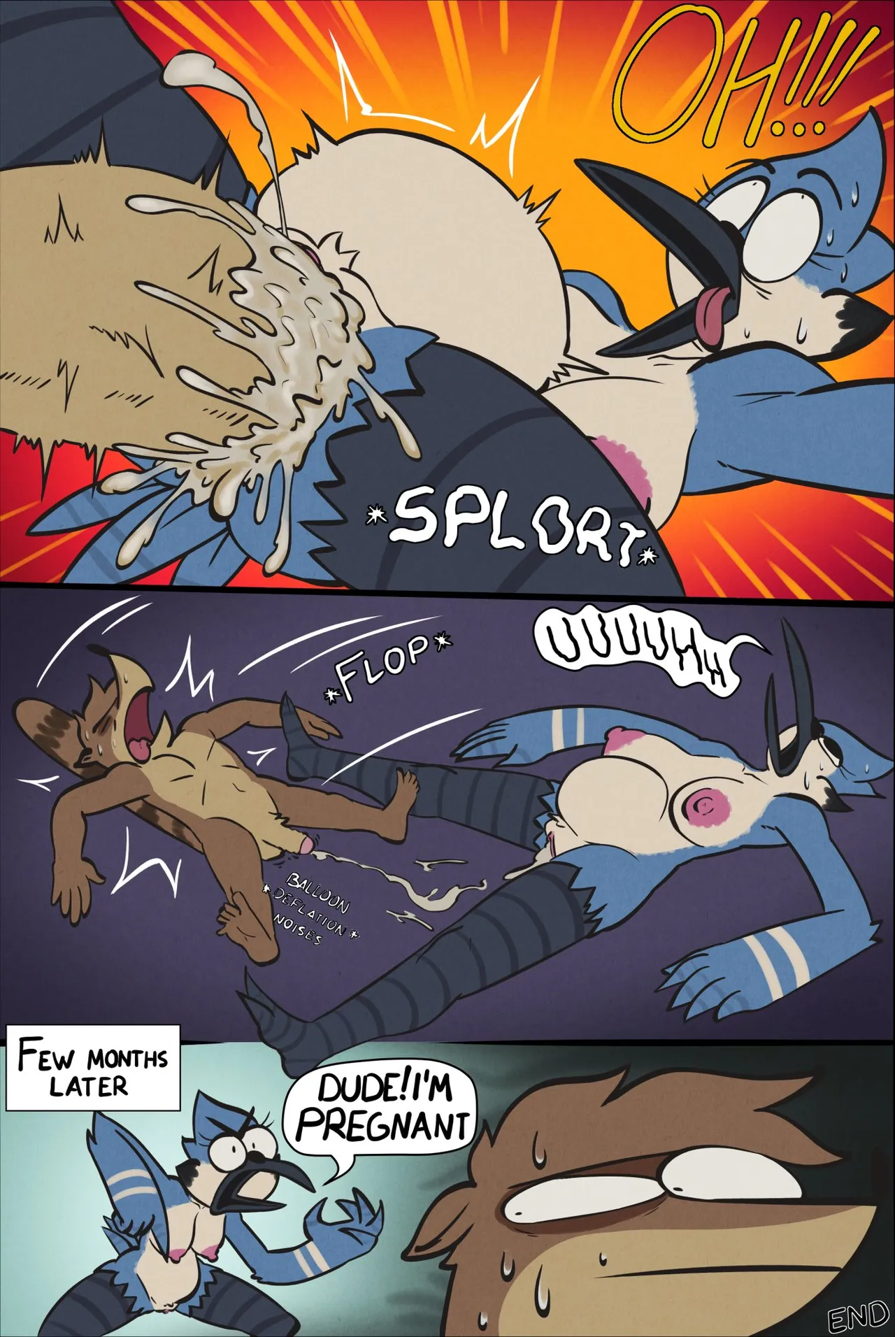 Fem Mordecai & Rigby comic page 8 full