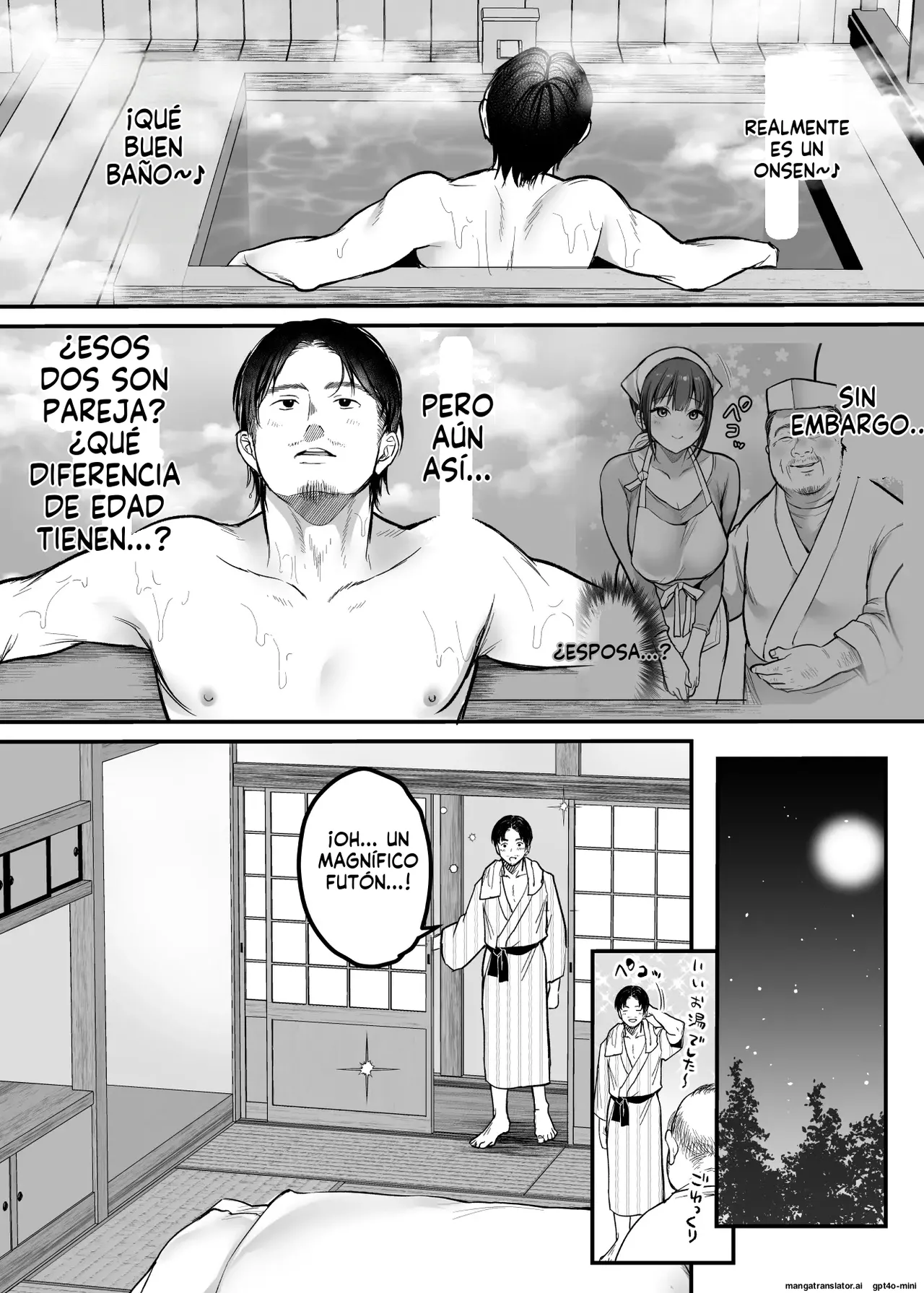 Otoko Hitori Baiku Tabi ~Toge no Sobaya no Wakazuma Hen~｜Viaje en Moto en Solitario ~La Joven Esposa de la Tienda de Soba de la Colina~ page 9 full