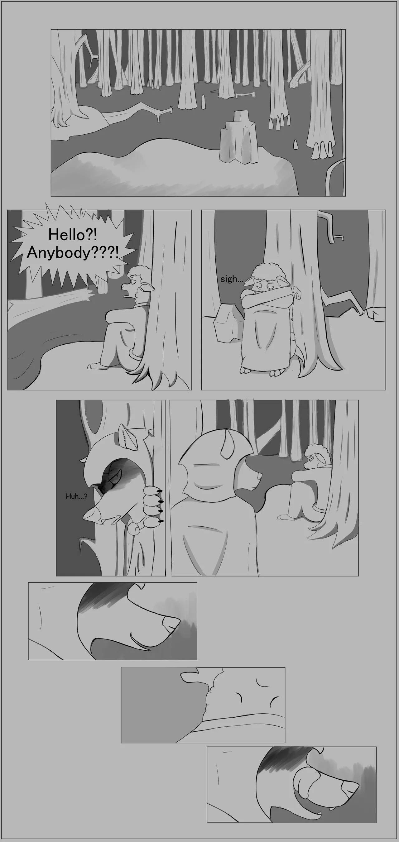 Sheep comic page 1 full
