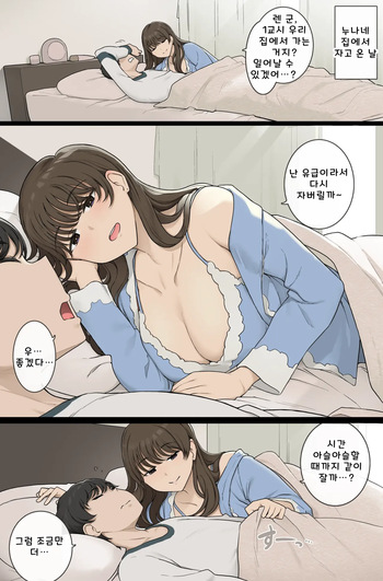 [Wakamatsu] Mesaki no Kairaku o Chiratsukasete Daraku o Izanau Warui Onee-san [Korean] cover
