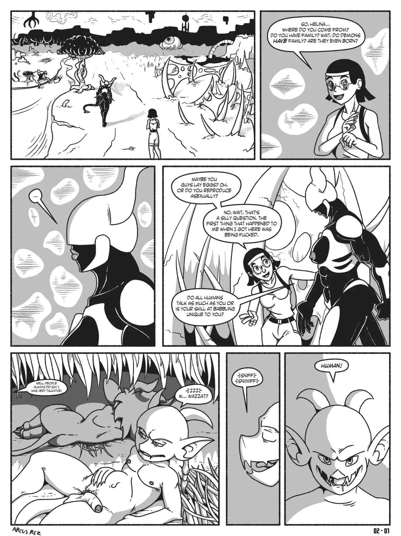 Lilly's Inferno - Issue 2 - Sleepers page 1 full