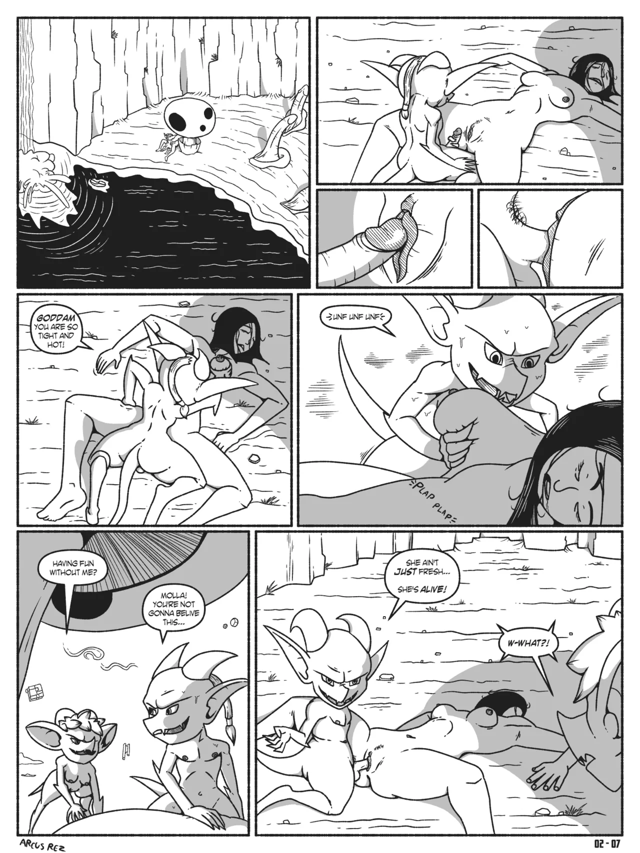Lilly's Inferno - Issue 2 - Sleepers page 7 full