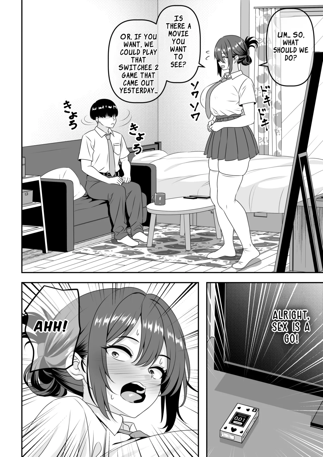 Teisou Gyakuten - Tayoreru Oujisama-kei no Senpai, Hatsu H de Kusso Nasakenai Koshiheko Sourou Sex o Urou Shiteshimau | Chastity Reversal- The Reliable Prince-Type Senpai Is Pathetically Quick in Bed During Our First Time page 7 full
