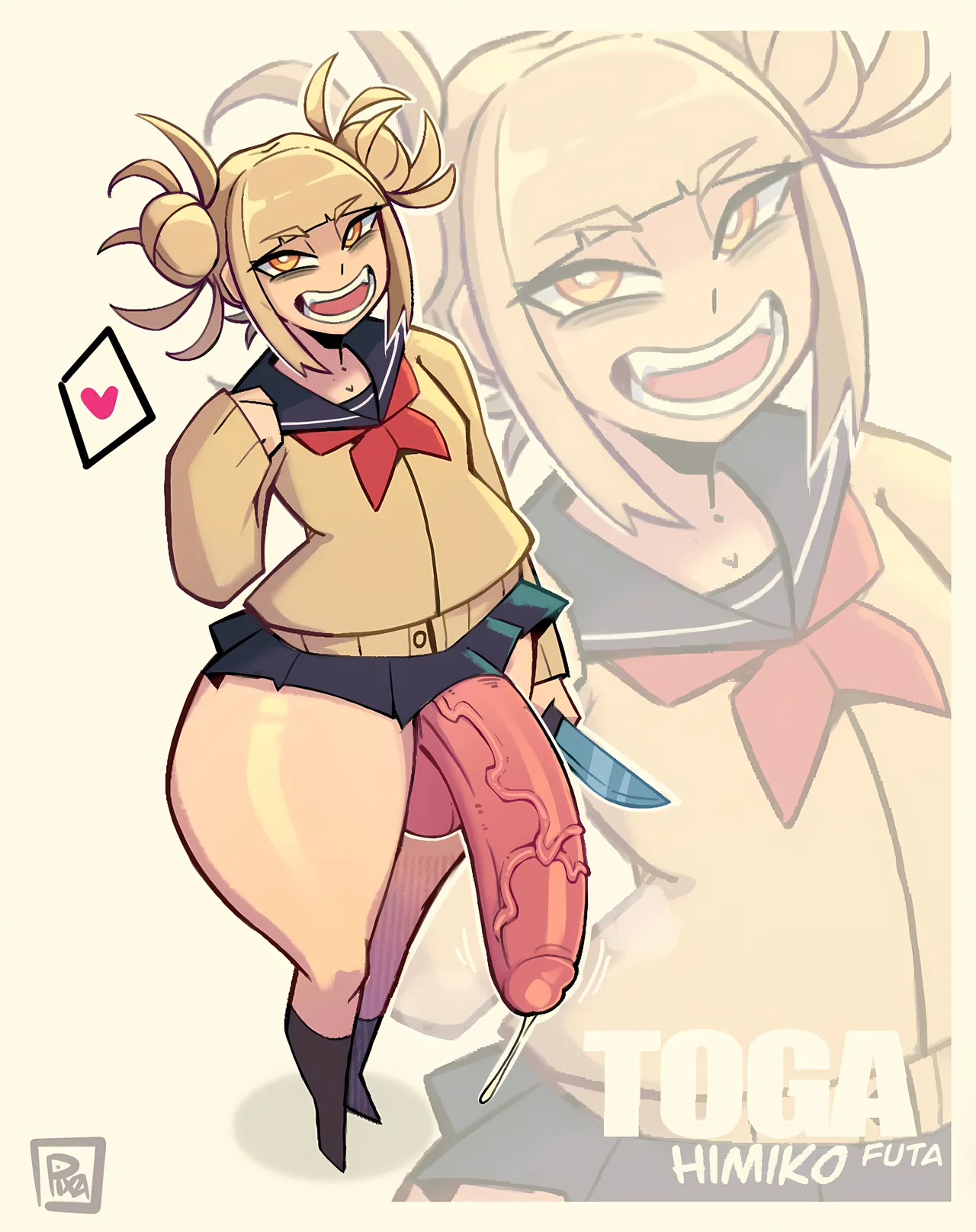 Himiko Toga, Futa Menace page 1 full