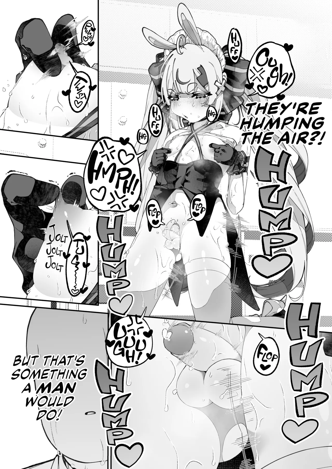 Mannen Hatsujou Usagi Oji-san, Saimin ni Kakatte Shimau. | Insatiably Horny Bunny Oji-san Falls Victim To Hypnosis page 12 full
