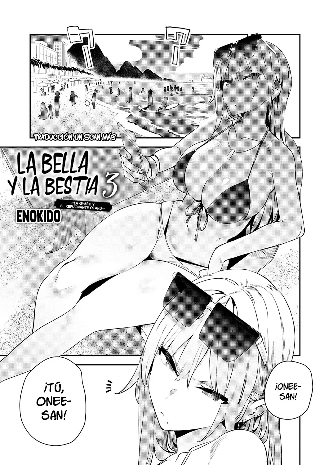 Bijyo to Yajyuu 3rd ~Gyaru to Kimoota~｜La Bella y la Bestia 3 ~La Gyaru y El Repugnante Otaku~ page 1 full