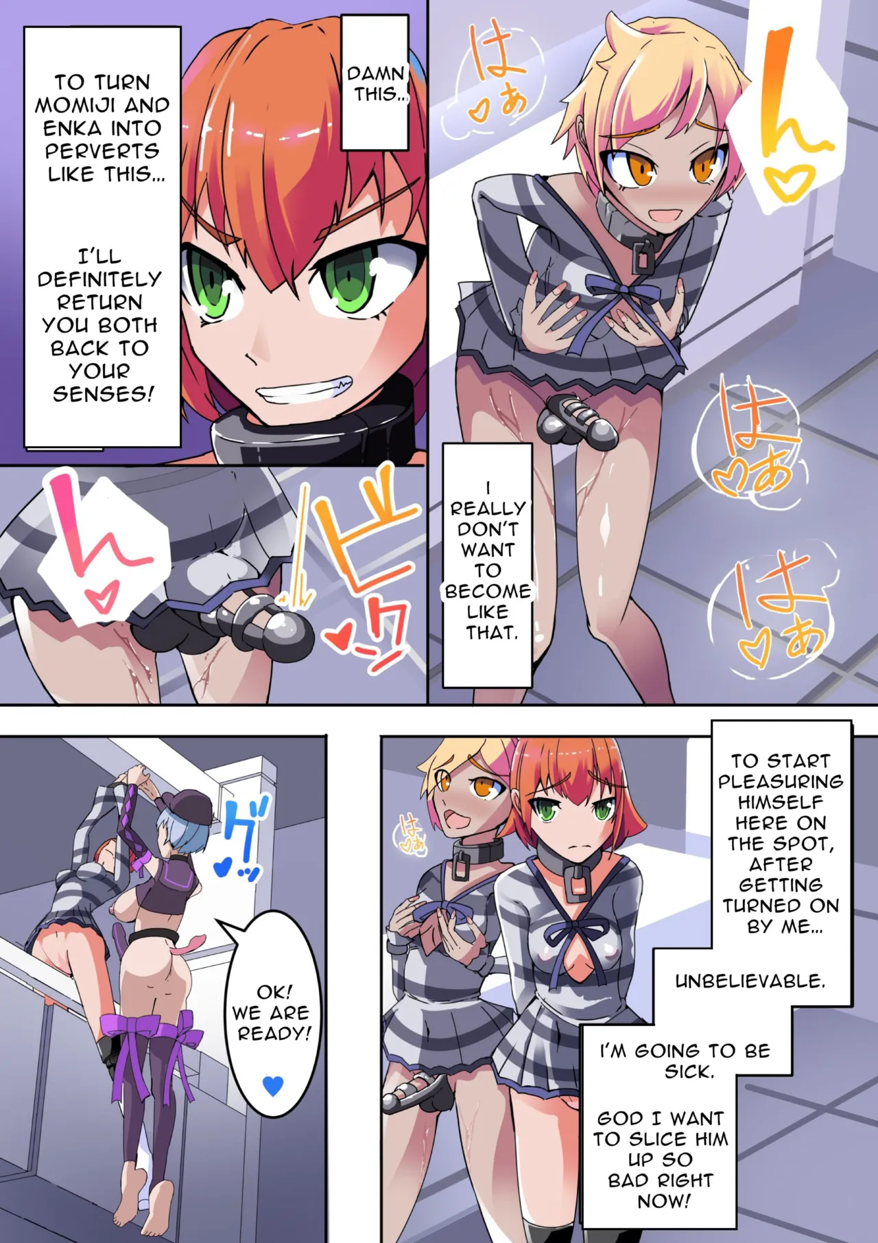 Defeated by an Evil Futanari Executive the Hero is Connected to a Body Modification Machine: Staal Dagger 01 page 12 full