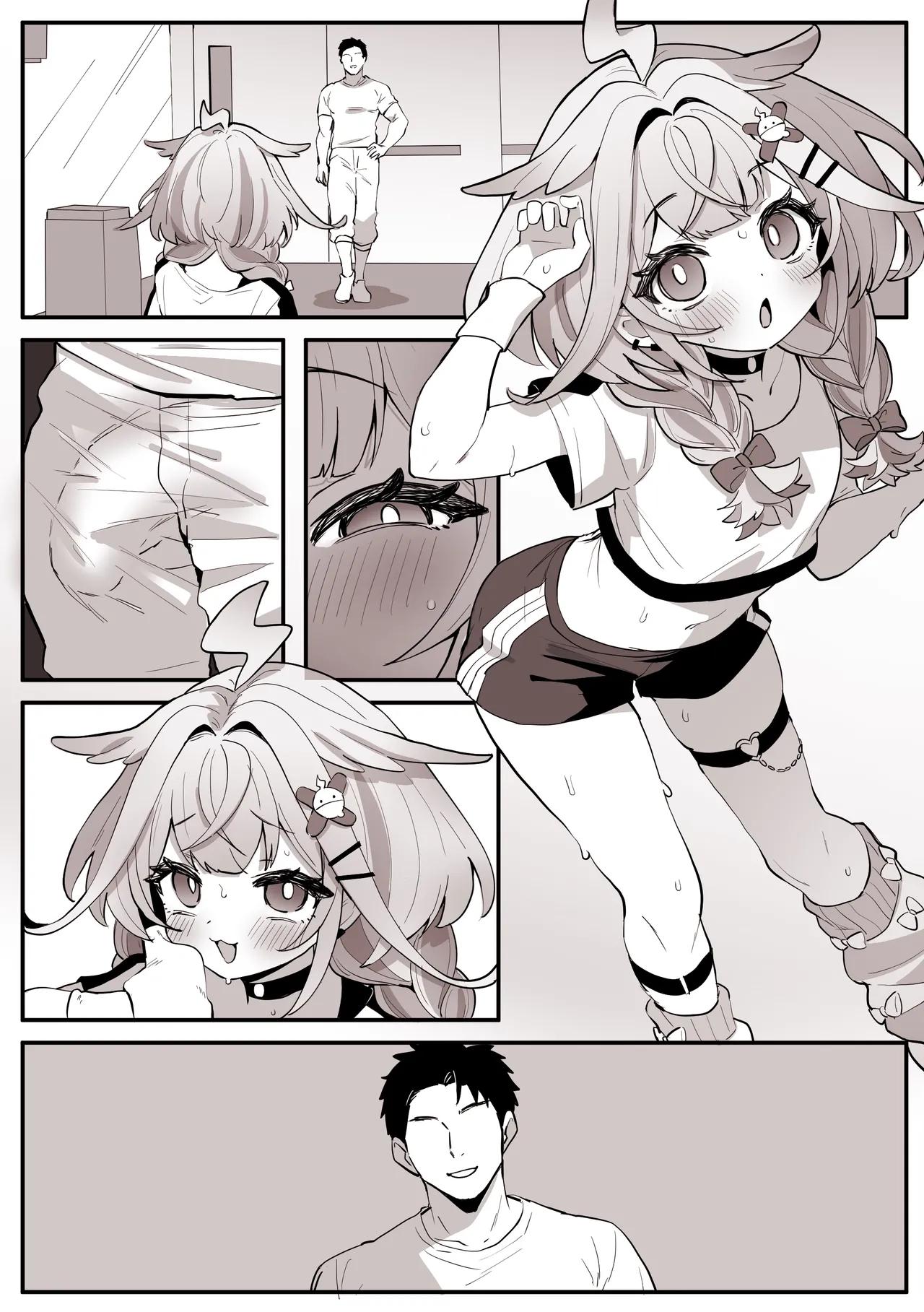레슨에 힘낸 보상을 달라고 조르는 미즈미야 스우 page 8 full