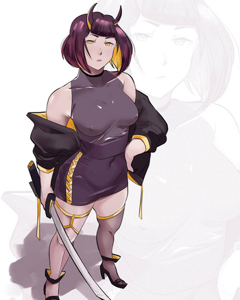 [various] Violet the tiddemon (OC by Skullworms) cover
