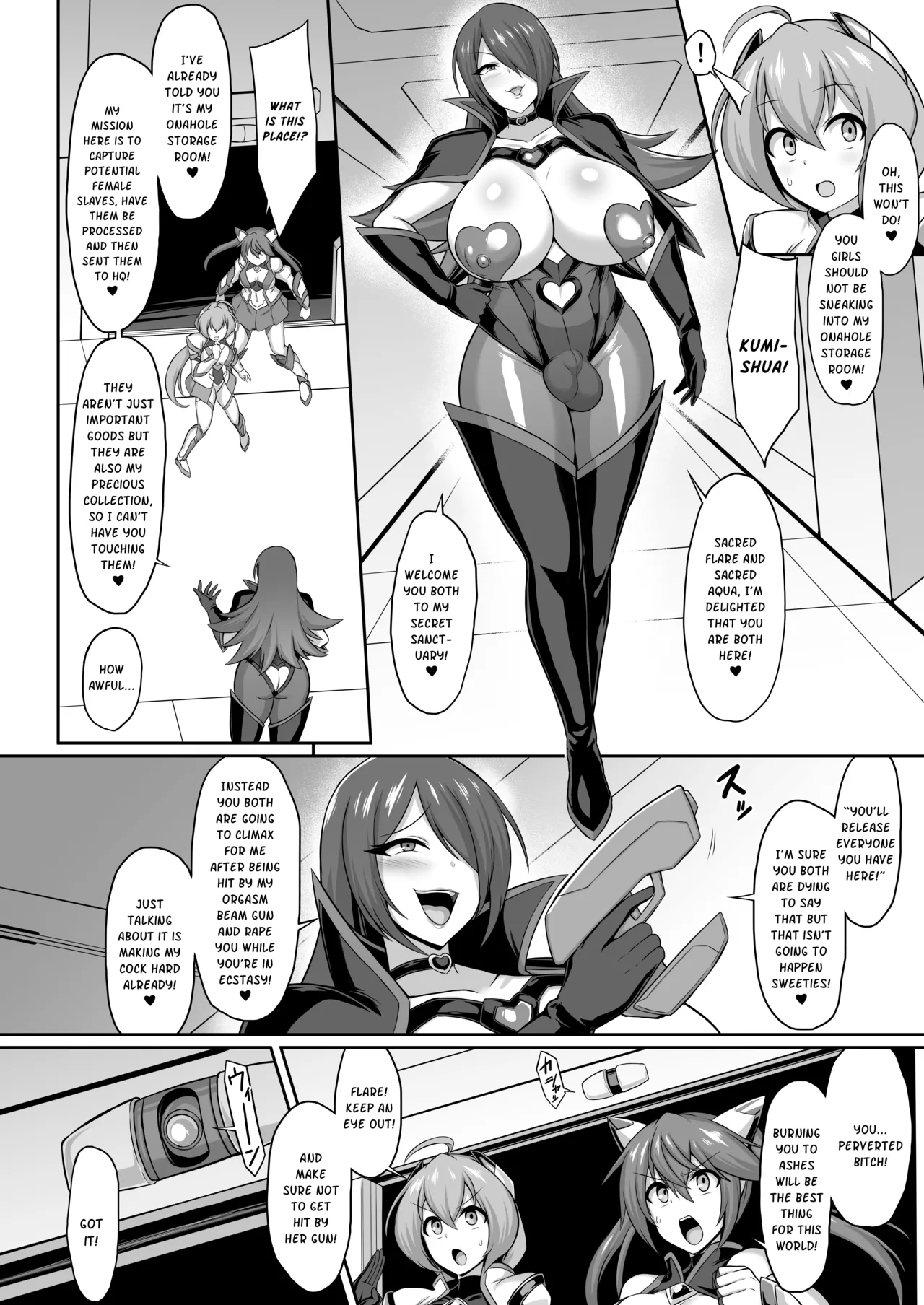 Seisou Kouki Sacred Flare & Aqua -Buzama Sentouin-ka Songen Hakai Keikaku | Sacred Flare & Aqua - The Plan to Degrade Combatants and Destroy Their Dignity page 6 full