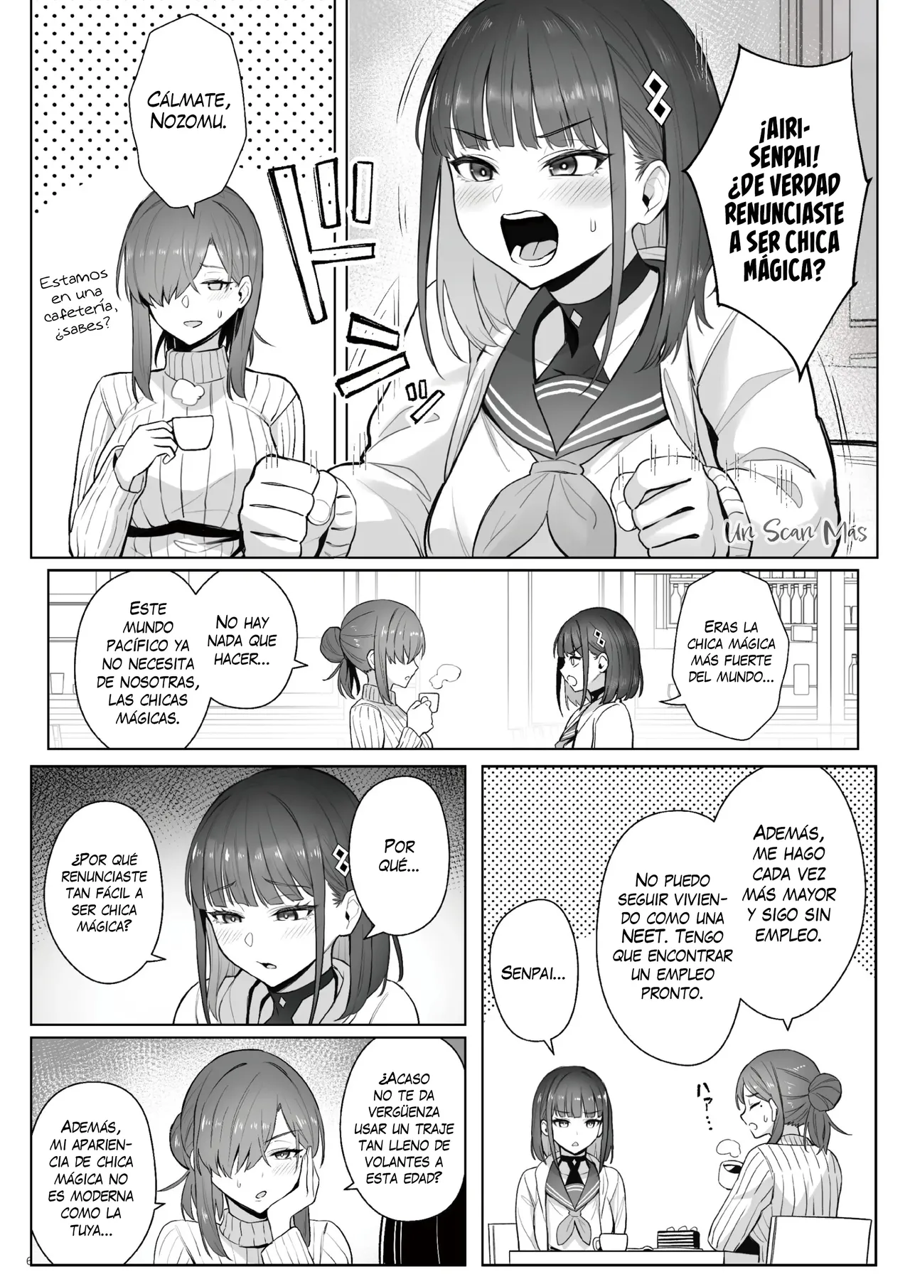 Moto Mahou Shoujo no Shigoto Hanashi Ao Zenjitsutan | El Trabajo De La Ex Chica Mágica Azul ~Precuela~ page 4 full