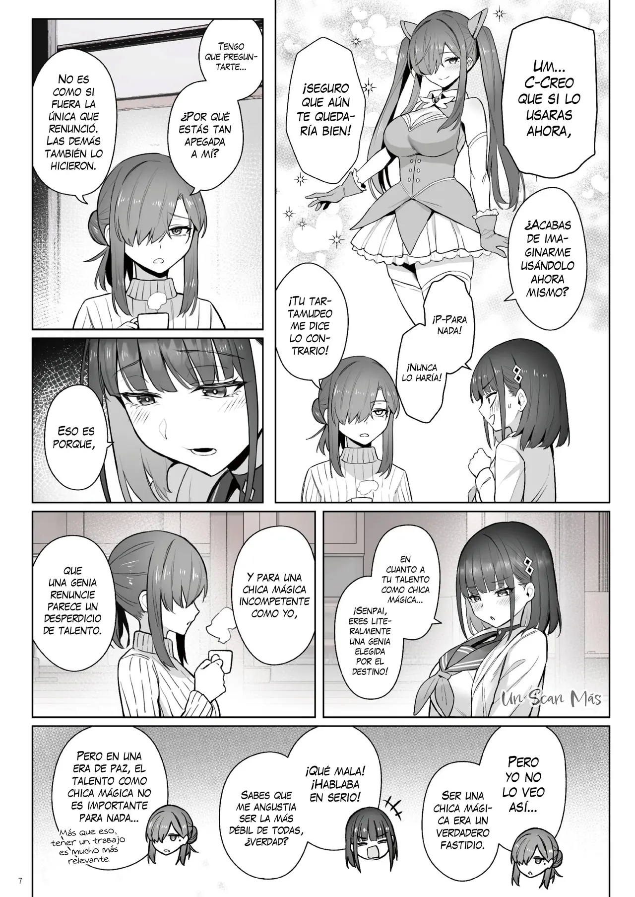 Moto Mahou Shoujo no Shigoto Hanashi Ao Zenjitsutan | El Trabajo De La Ex Chica Mágica Azul ~Precuela~ page 5 full