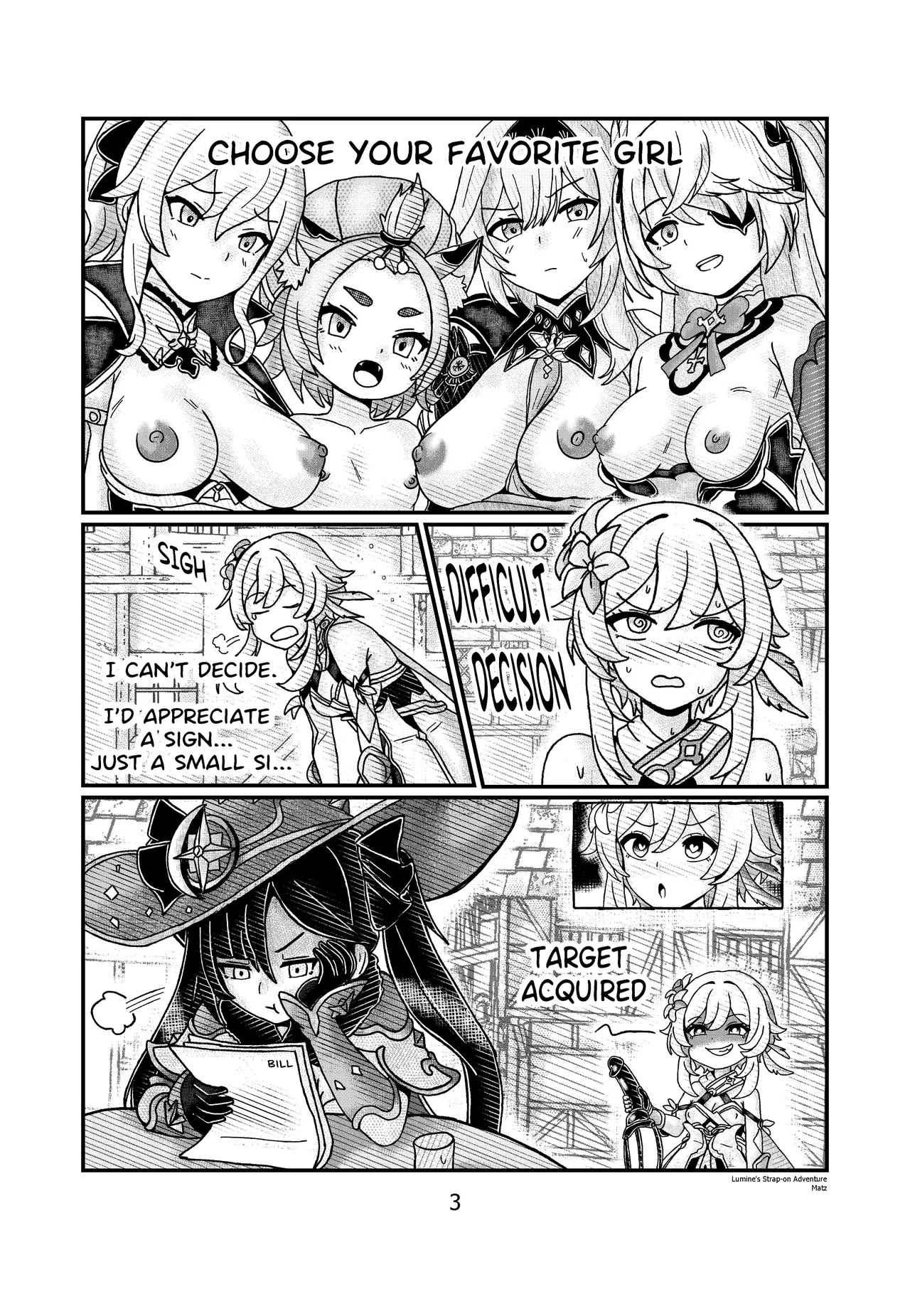 Lumine's Strap-on Adventure page 4 full