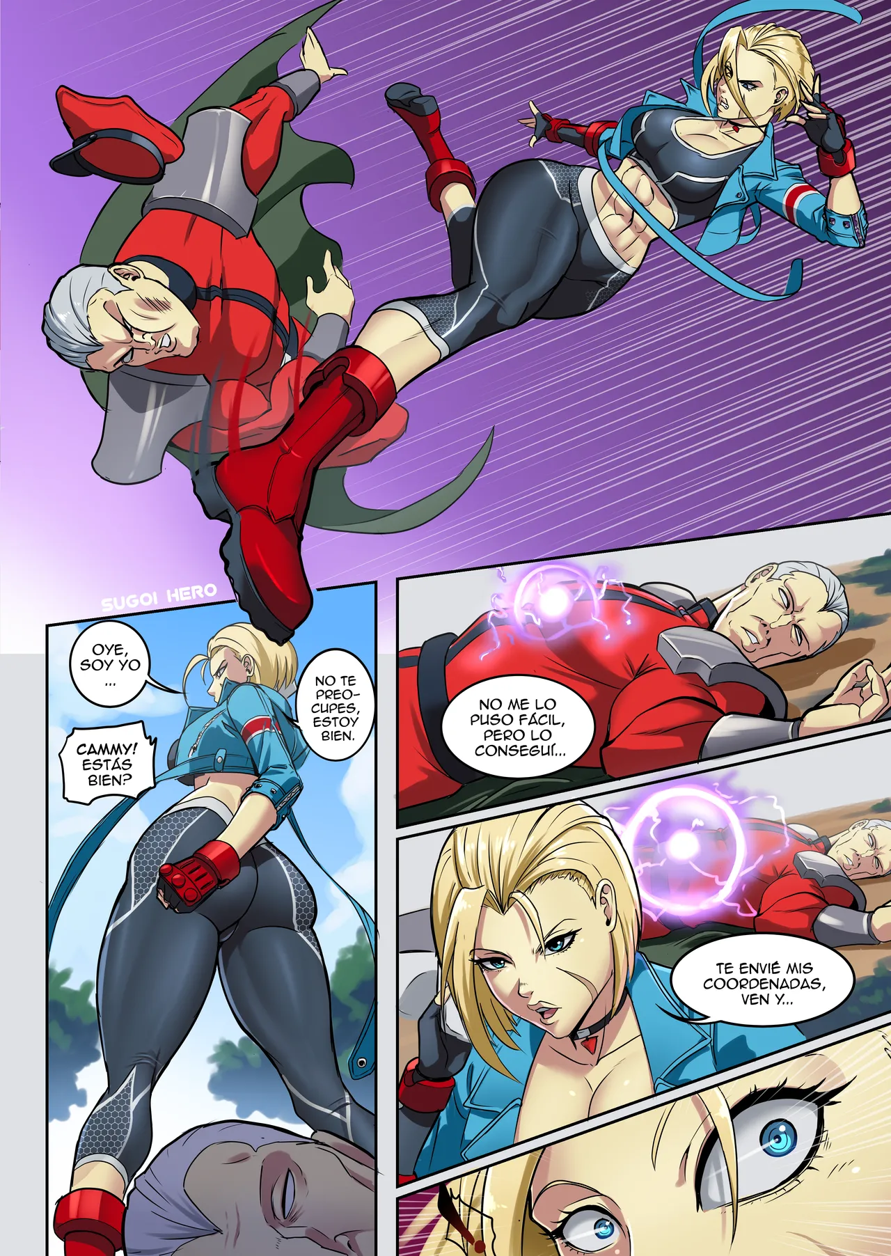 Cam-Seized!  Spanish page 3 full