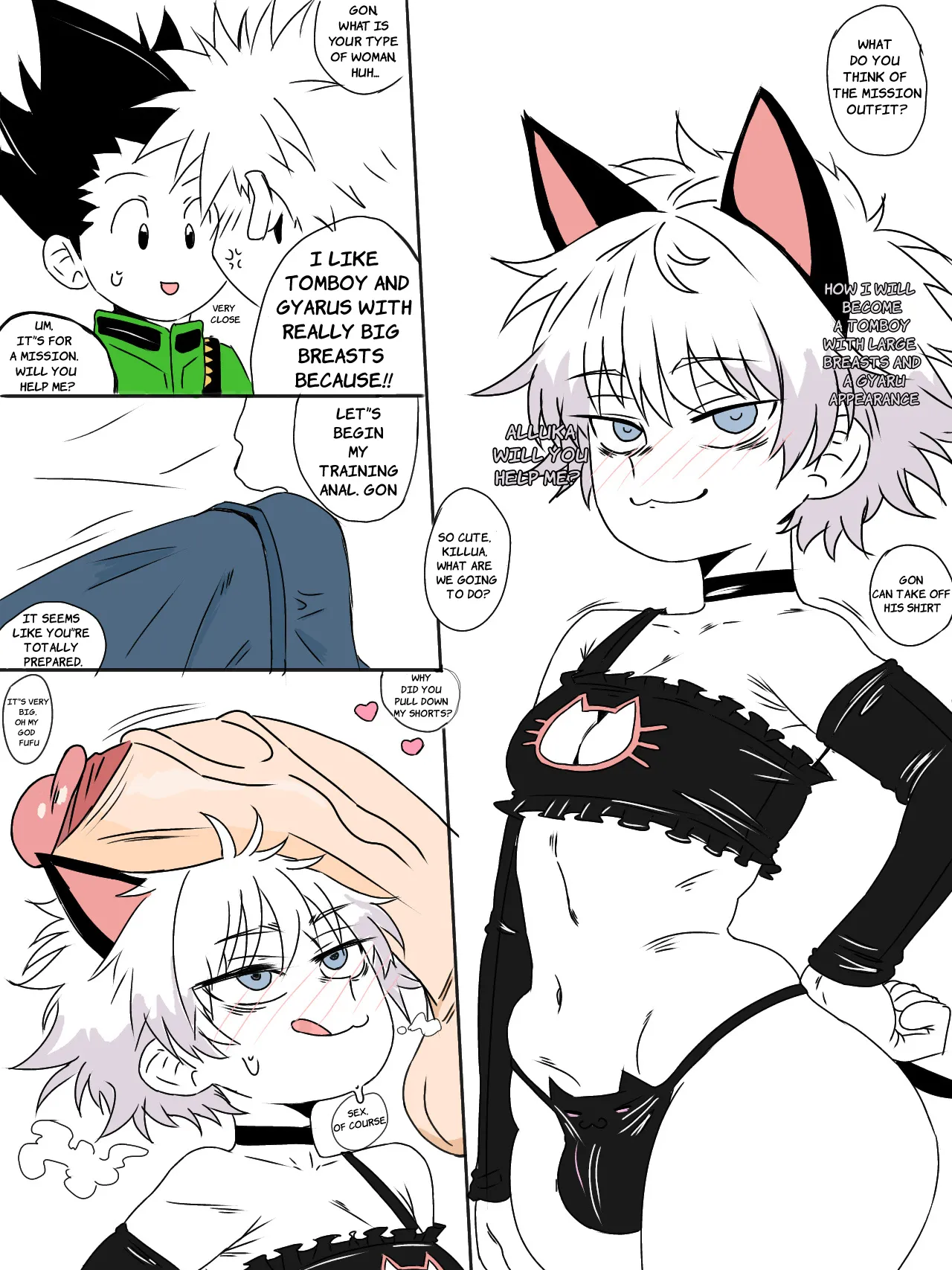 Gon, help me with a mission. page 1 full