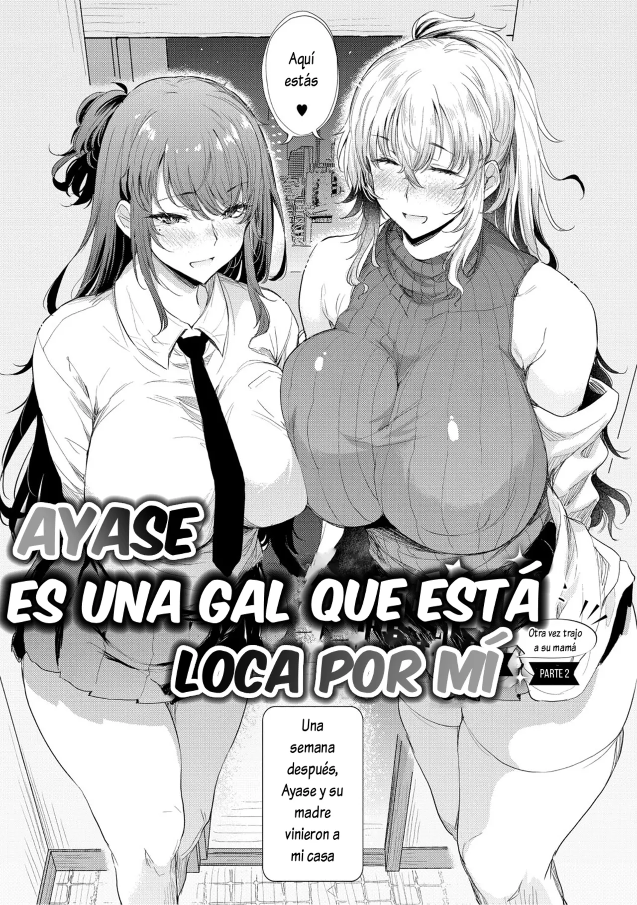 Nusmusbim Ayase Gyaru wa Boku ni Muchuu - Okaasan mo Maze nasaiyo - Chuuhen page 1 full