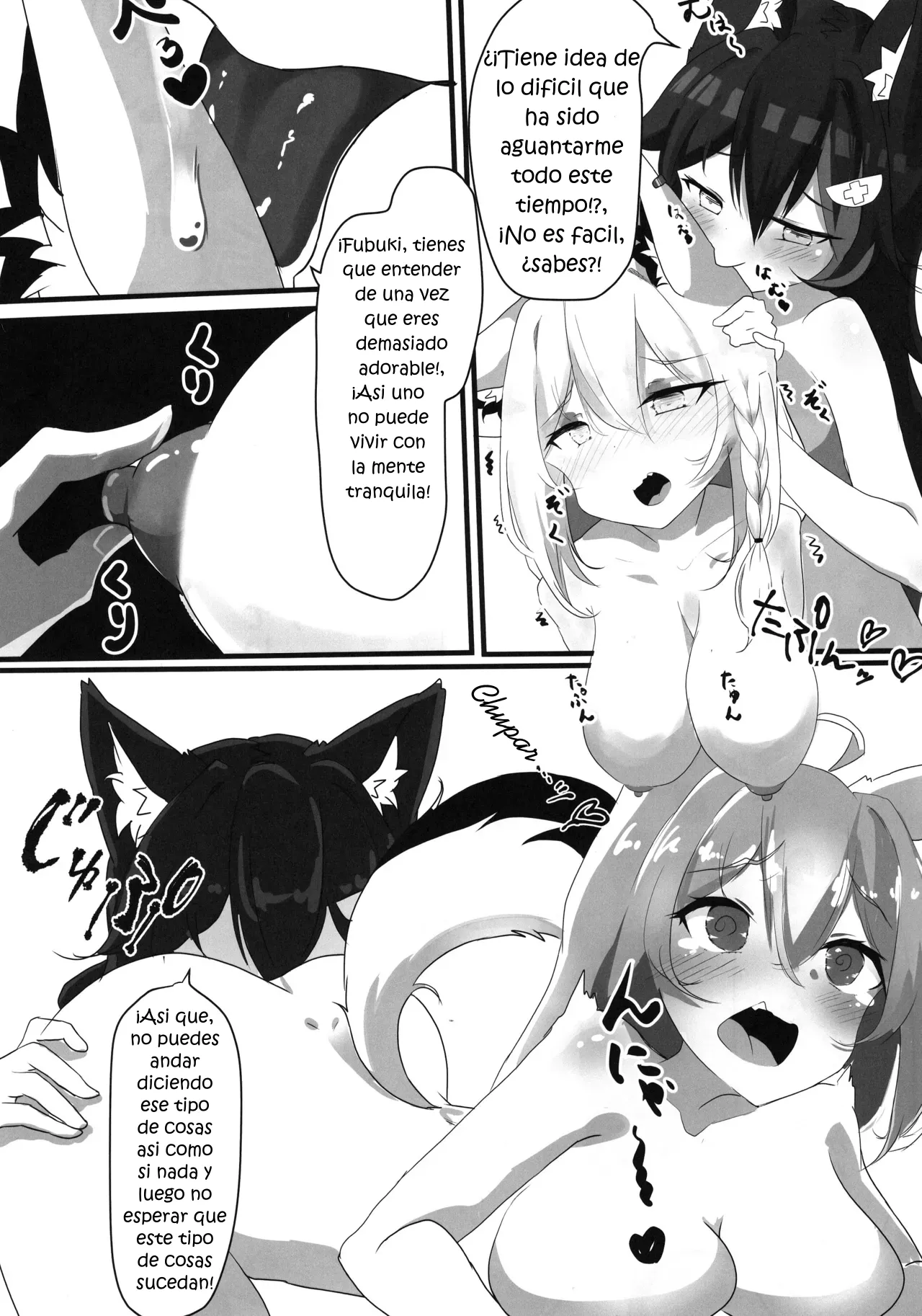 Fubuki wa Mio ni Osowaretai｜Fubuki Quiere ser Atacada por Mio page 9 full