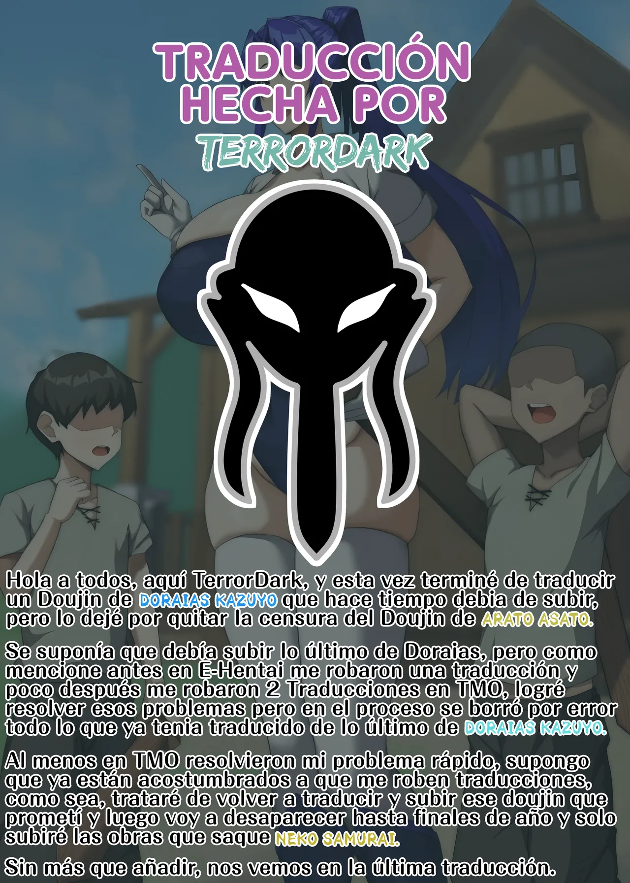 Todo porque perdí ese combate...♥ - Doraias Kazuyo | Traducción de TerrorDark page 12 full