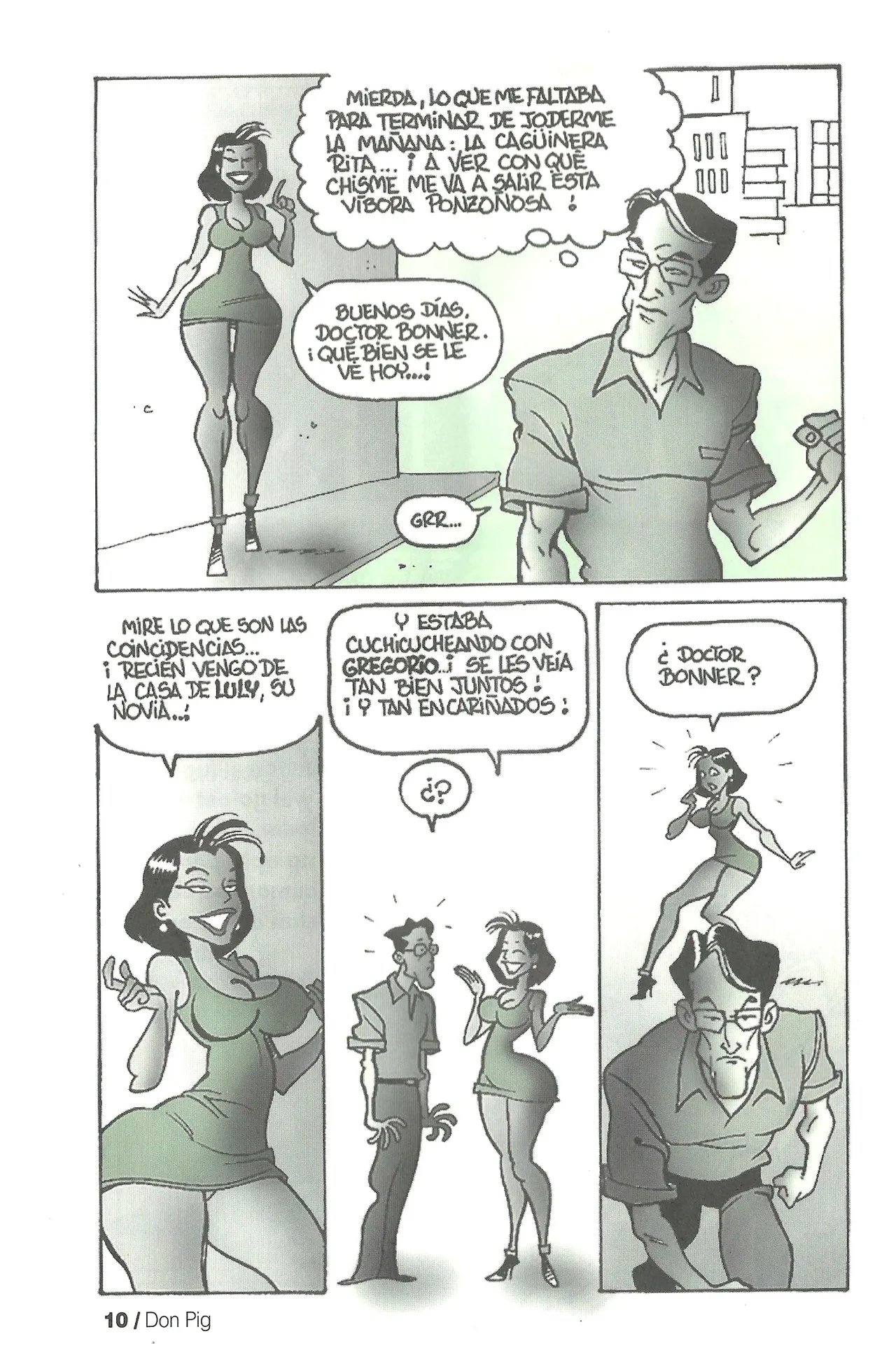 DON PIG COMIX  - 22 suplemento de la Revista 100% page 10 full