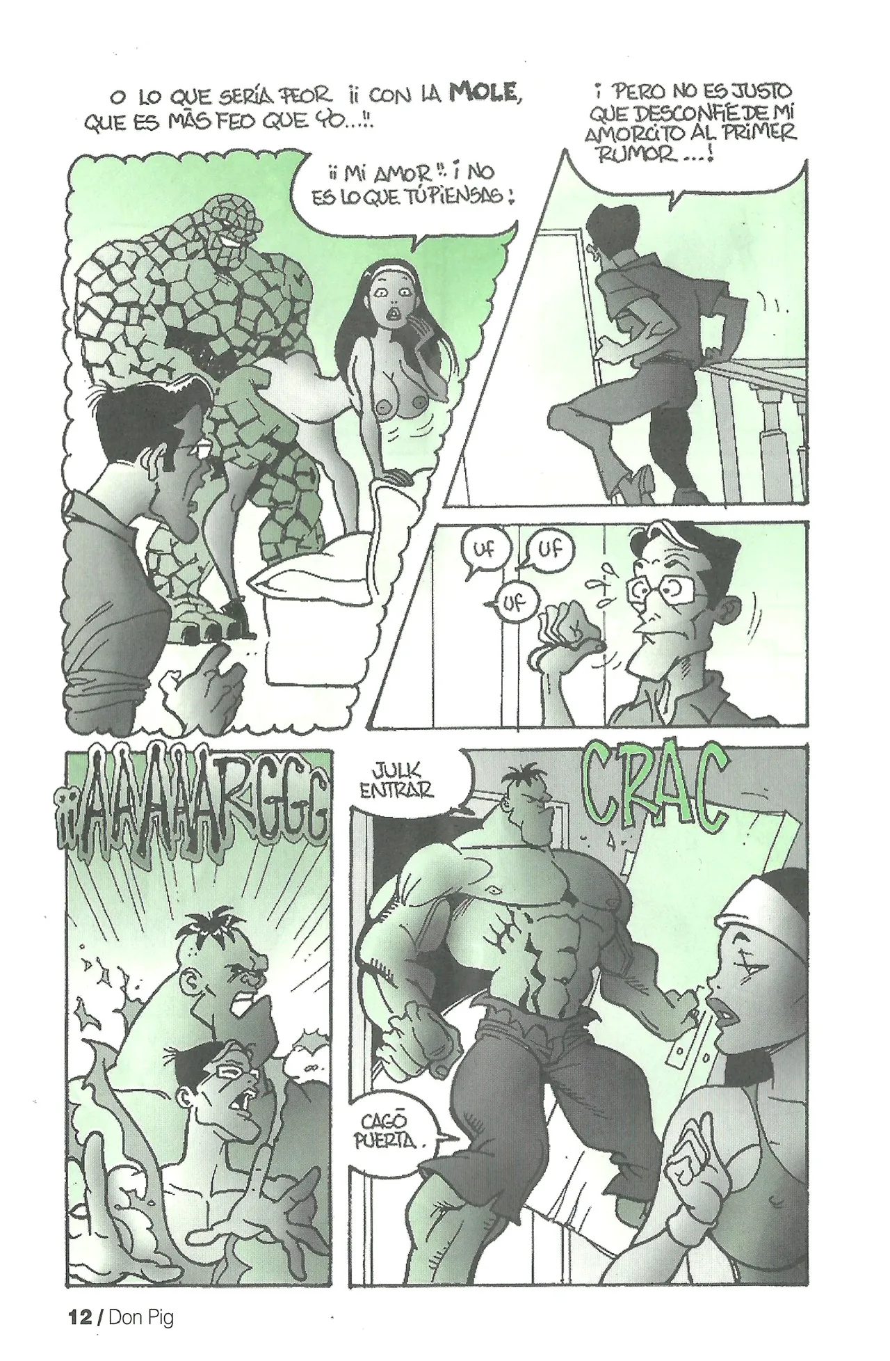 DON PIG COMIX  - 22 suplemento de la Revista 100% page 12 full