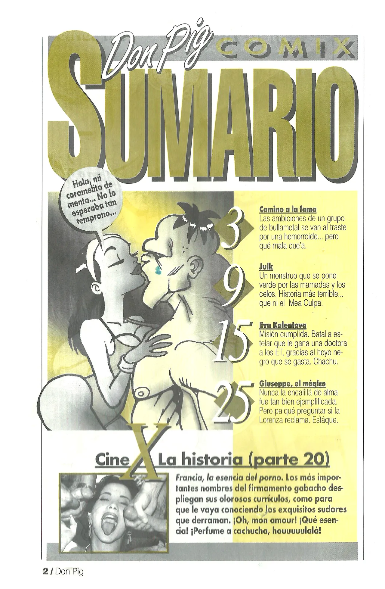 DON PIG COMIX  - 22 suplemento de la Revista 100% page 2 full