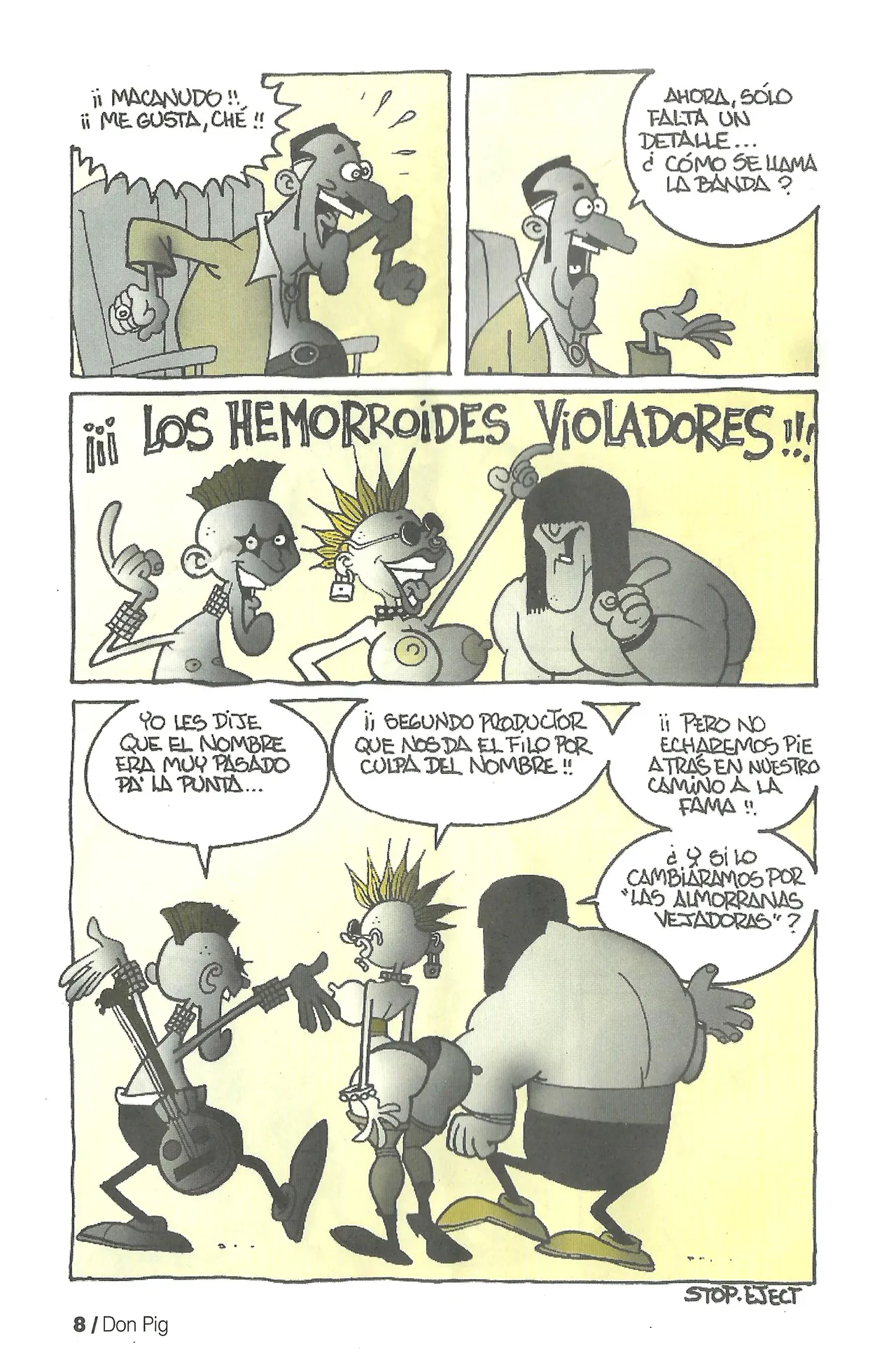 DON PIG COMIX  - 22 suplemento de la Revista 100% page 8 full